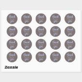 Wedding Favor Dank je Sticker (Vel)