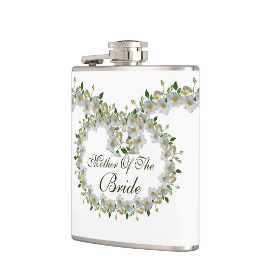 Wedding Favor Elegant Rozen Moeder van de Bride Heupfles (Links)