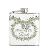 Wedding Favor Elegant Rozen Moeder van de Bride Heupfles (Voorkant)