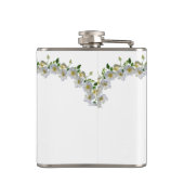 Wedding Favor Elegant Rozen Moeder van de Bride Heupfles (Achterkant)