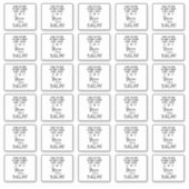 Wedding Favor | Je bent de aangepaste optillage va Sticker (Voorkant)