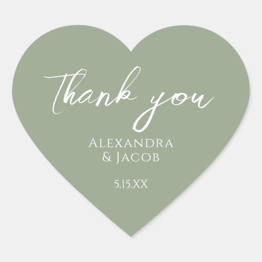 Wedding Favor Labels Elegant Typography (Voorkant)