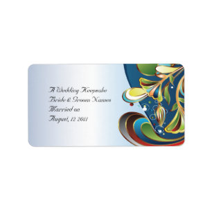 Wedding Favor Lip Balm Tube Etiket