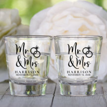 Wedding Favor Mr. Mrs.