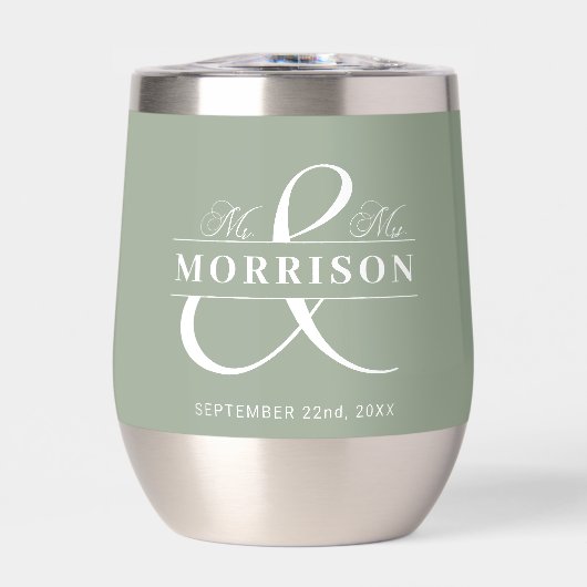 Wedding Favor Mrs Sage Green (Voorkant)