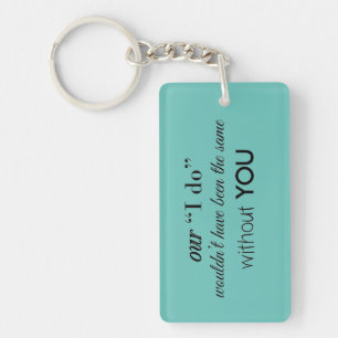 Wedding Favor Sleutelhanger