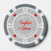 Wedding Favor Vegas Casino Poker Chips (Achterkant)