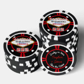 Wedding Favor Vegas Casino Poker Chips (Opstapeling)