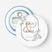 Wedding Favors Button Flesopener (Voorkant)