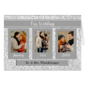 Wedding Favors Couple's verhaal Silver 6 Foto (Voorkant Horizontaal)