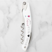Wedding Favors | Gepersonaliseerde wijnschroef Kurkentrekker (Voorkant)