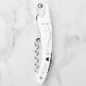 Wedding Favors | Gepersonaliseerde wijnschroef Kurkentrekker (Voorkant)