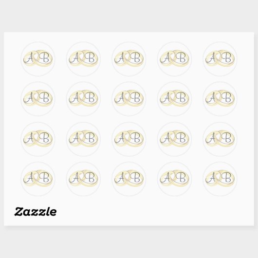 Wedding Favors Ronde Sticker (Vel)