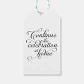 wedding favour gift tag cadeaulabel (Voorkant)
