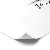 Wedding Fingerprint Tree Guest Book Alternative Poster (Hoek)