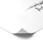 Wedding Fingerprint Tree Guest Book Alternative Poster (Hoek)