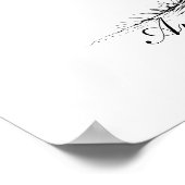 Wedding Fingerprint Tree Guest Book Alternative Poster (Hoek)