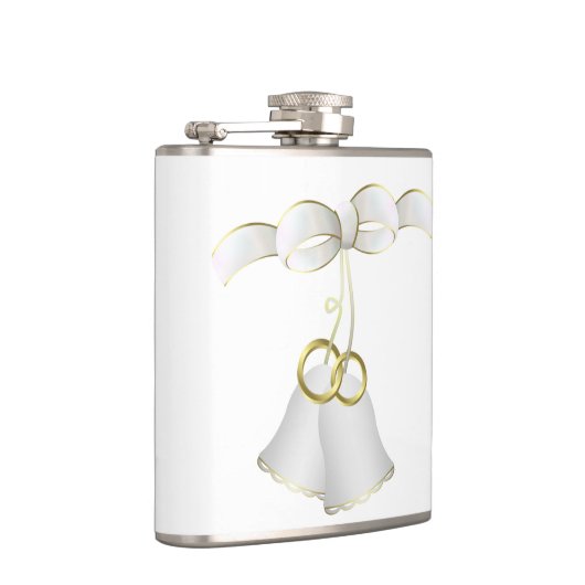 Wedding Flask, 6 oz. Heupfles (Rechts)