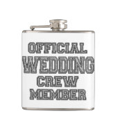 Wedding Flask Groomsmen's Gift Heupfles (Voorkant)