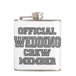 Wedding Flask Groomsmen's Gift Heupfles