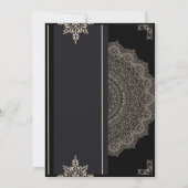 Wedding Flat Invitation Kaart, formaat: 5 x 7 inch Kaart (Achterkant)