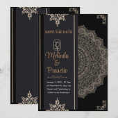 Wedding Flat Invitation Kaart, formaat: 5 x 7 inch Kaart (Voorkant / Achterkant)