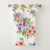 Wedding Floral Bad Handdoek (Insitu)