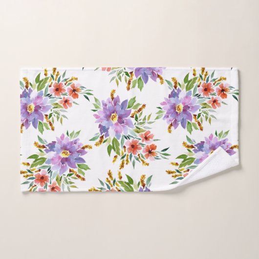 Wedding Floral Bad Handdoek (Handdoek)