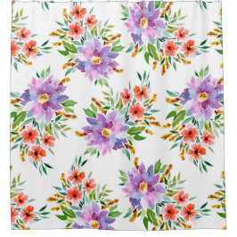 Wedding Floral Douchegordijn