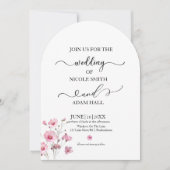 Wedding Floral Invitation Kaart (Voorkant)