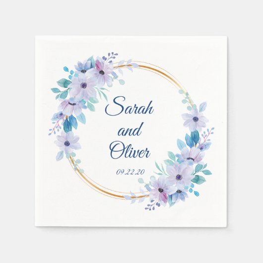 Wedding Floral Servet (Voorkant)