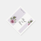 Wedding Floral Servet (Hoek)