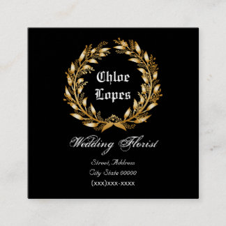 Wedding Florist Vierkante Visitekaartje