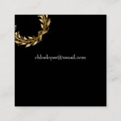 Wedding Florist Vierkante Visitekaartje (Achterkant)