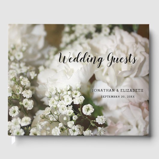 Wedding Flowers Foto baby's Breath Wedding Gastenboek (Voorkant)