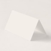 Wedding Foldable place card for dinner,engagement  Kaart (Achterkant)