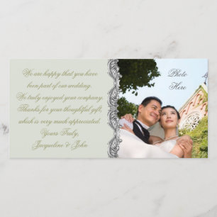 Wedding ~ Fotokaart Bedankkaart