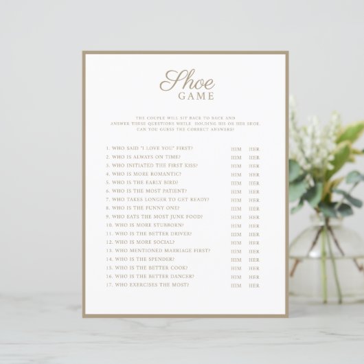 Wedding Games moderne stijl. (Staand voorkant)