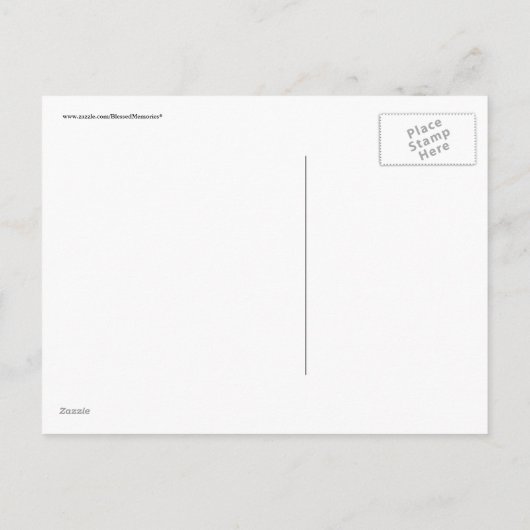 Wedding Gardenias Aankondigingskaart (Achterkant)