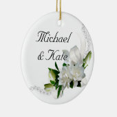 Wedding Gardenias Keramisch Ornament (Rechts)