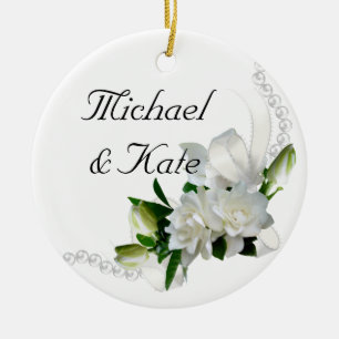 Wedding Gardenias Keramisch Ornament
