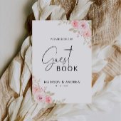 Wedding gastenboek teken sjabloon, Roos Kaart