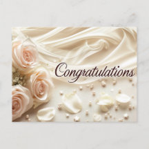 Wedding Gefeliciteerd Briefkaart