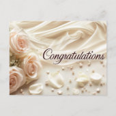 Wedding Gefeliciteerd Briefkaart (Voorkant)