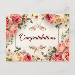 Wedding Gefeliciteerd Briefkaart