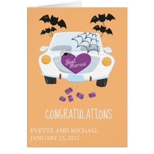 Wedding Gefeliciteerd Halloween Car