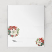 Wedding Gevouwen Naam Plaats Kaart Plaatskaartje (Buitenkant ongevouwen)