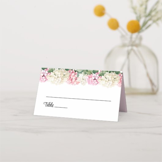 Wedding Gevouwen Naam Plaats Kaart Plaatskaartje (Voorkant)