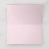 Wedding Gevouwen Naam Plaats Kaart Plaatskaartje (Binnenkant ongevouwen)