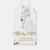 Wedding gift bag cadeaulabel (Achterkant)